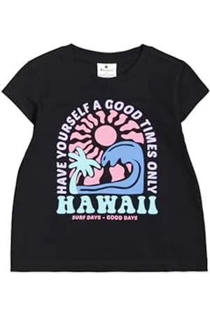 Champion Mädchen Legacy Girl - Graphic Crewneck T-Shirt T-Shirt,