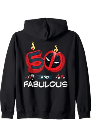 Marvel Deadpool 50th Birthday Party "50 and Fabulous" Funny Kapuzenjacke