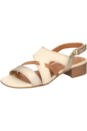 Mustang Damen 1494-802 Sandalette, Ivory, 39 EU