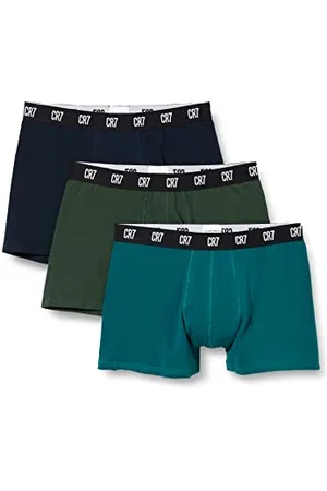 CR7 - Cristiano Ronaldo Cristiano Ronaldo Herren Trunk aus Bio-Baumwolle, 3er-Pack Badehose, , L