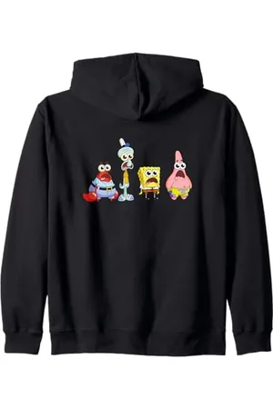 Spongebob Sponge Bob - Schwammkopf Cast Group Stare Kapuzenjacke