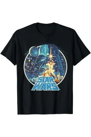 STAR WARS Distressed Circle Poster T-Shirt