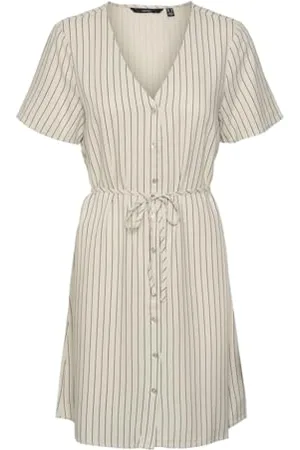 VERO MODA VMMYMILO SS V-Neck Dress WVN GA NOOS
