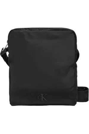 Calvin Klein Jeans Herren Over Webbing REPORTER18 NY K50K512567 Umhängetasche, Schwarz (Black)
