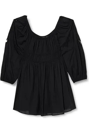 Pinko Damen Fandango Kleid Musselin Stickerei Sangallo Platziert Cocktailkleid, , 44