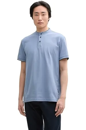 TOM TAILOR T-Shirt in Melange-Optik, Tarmac Grey Tonal Spacedye, XL