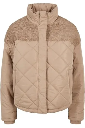 Urban classics Damen Ladies Oversized Diamond Quilt Puffer Jacket Jacke, , 3XL