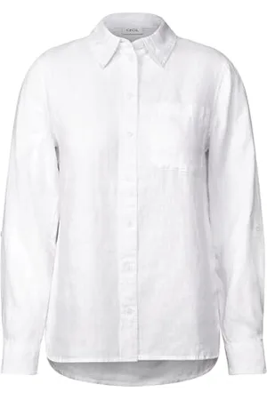 CECIL Damen B345377 Bluse, White, X-Large
