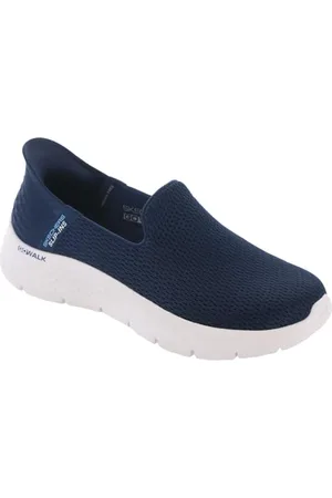 Skechers Damen Hands Free Slip-Ins Go Walk Flex-Relish Sneaker, Marineblau, 37 EU Weit
