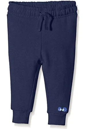 Twins Unisex Baby Sweathose mit Tunnelbund, Gr. 50, Blau (marine 194024)