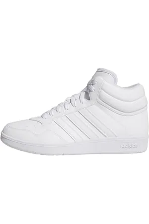 adidas Unisex Hoops 4.0 MID Shoes Schuhe, Cloud White/Cloud White/Core Black