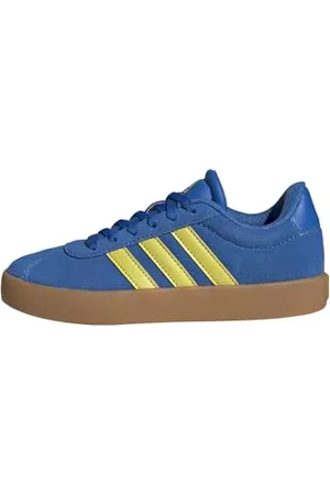 adidas VL Court 3.0 Shoes Kids Schuhe, Bright Royal/Pure Sulfur/Gum, 22 EU
