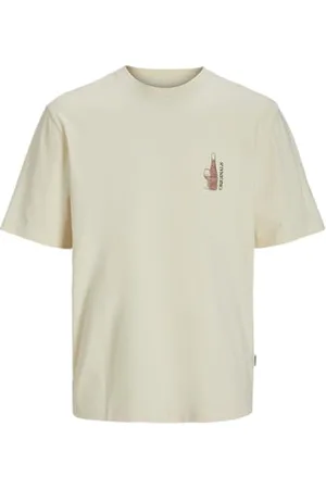 JACK & JONES JACK&JONES Herren JORROXBURY Sketch Tee SS Crew Neck T-Shirt, , L