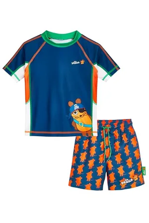 Playshoes Jungen Zweiteiler Rash-Guard-Set, , 122/128 cm
