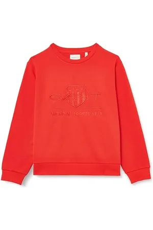 GANT Damen REG Tonal Shield C-Neck Sweat Sweatshirt, , XXL