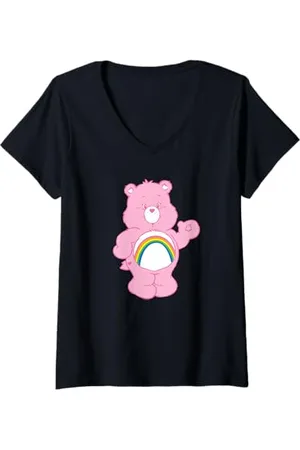 Care Bears Damen Cheer Bear T-Shirt mit V-Ausschnitt