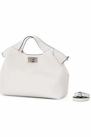 Ermanno Firenze Unisex Rachele Handbag, White