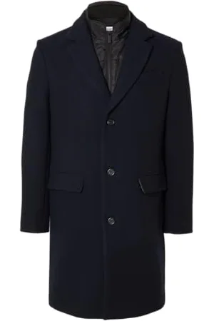 SELECTED Male 2-in-1 Mantel Einreihiger