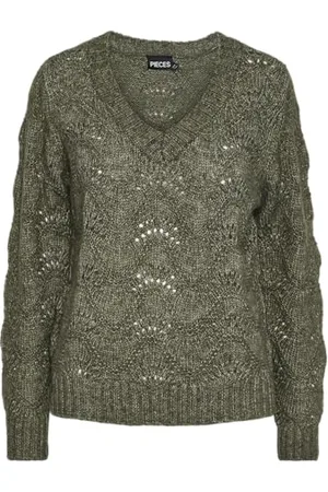 Pieces® Pcbibbi Ls V-Neck Knit Noos Bc