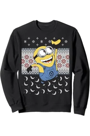 Minions Minions Banana Ugly Christmas Sweatshirt