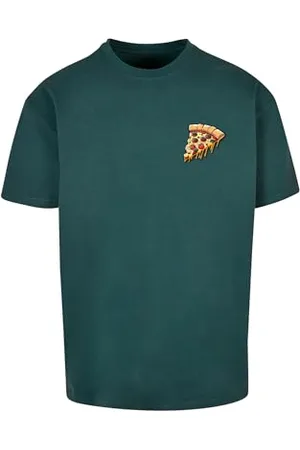 Merchcode Herren Mp0007862-pizza Comic Heavy Oversized Tee T-Shirt, , XL EU