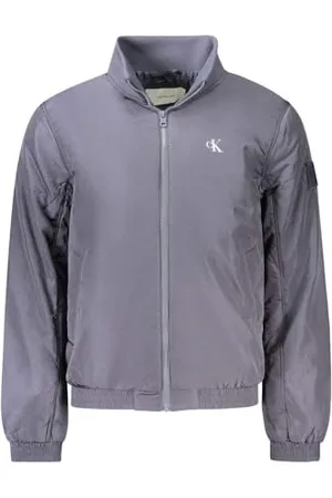 Calvin Klein Herren Jacke Padded Harrington Warm, Blau , XXS