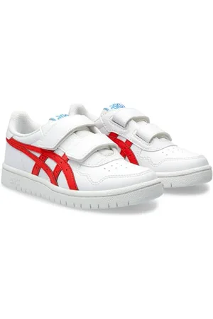 Asics Japan S PS Sneaker, Weiß/Rot (True Red), 33 EU