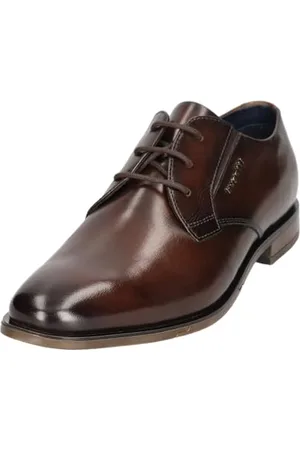 Bugatti Herren Businessschuhe, Männer Schnürer,Schnuerer,straßenschuhe,Strassenschuhe,Schnuerung,lace-up Shoes,Dark Brown (6100),46 EU / 11 UK