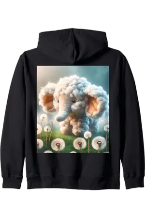 Steampunk Cool Vintage Creations Fantasy Baby Elefant Blumen Kapuzenjacke