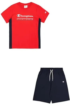 Champion Jungen Legacy Boy-Graphic Crewneck with Large Logo Set, , 146