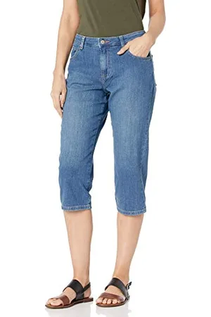 Lee Damen Caprihose mit lockerer Passform - Blau - 40