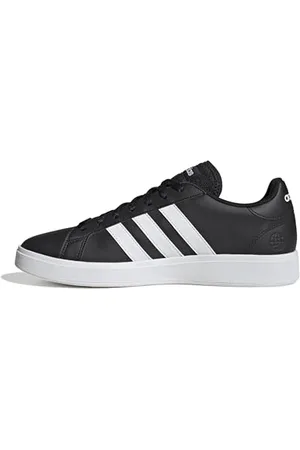 adidas Herren Grand Court Base 2.0 Shoes Schuhe, Core Black/Cloud White/Core Black, 45 1/3 EU