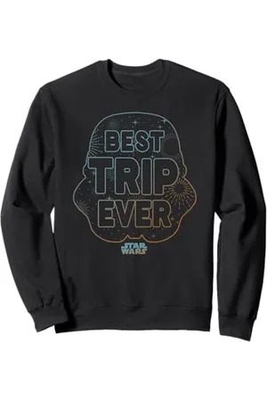 STAR WARS Best Trip Ever Storm Trooper Outline Chest Logo Sweatshirt