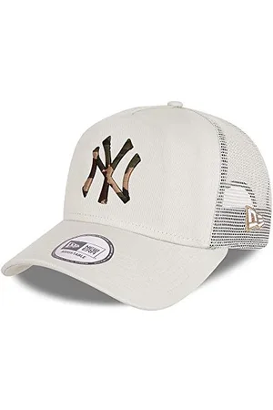 New Era New York Yankees Camouflage Infill A-Frame Adjustable Trucker Cap - One-Size