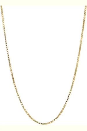 Beneto Halskette Modern Støíbrný øetízek Kostka/Venezia Gold AGS682 CH - Länge: 50 cm sBE1865-50 Marke, Estándar, Nicht-Edelmetall, Kein Edelstein