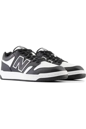 New Balance Herren 480 Sneaker, Weiß/Schwarz, 38.5 EU