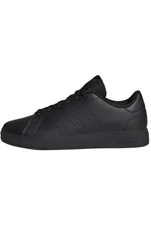 adidas Advantage Base 2.0 Shoes JUNIOR Tennisschuhe, Core Black/Core Black/Grey Six, 38 EU