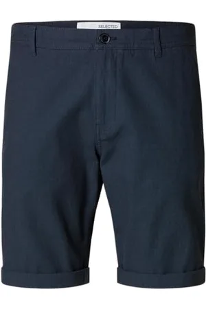 SELECTED Male Shorts Dehnbare Baumwoll