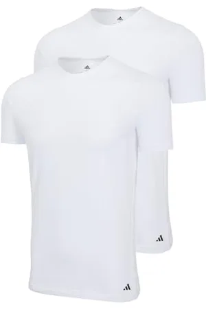 adidas Herren Unterwäsche Crew Neck Shirt (2PK) - Active Flex Cotton