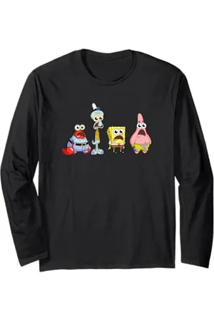 Spongebob Sponge Bob - Schwammkopf Cast Group Stare Langarmshirt