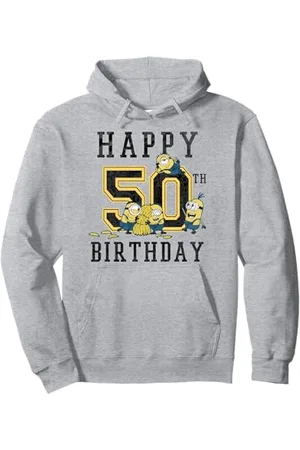 Minions Minions Happy 50th Birthday Pullover Hoodie