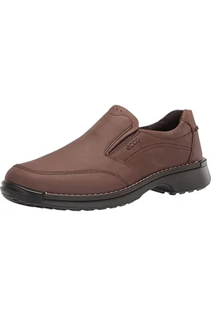 Ecco Herren Fusion Slipper, Kaffee-Nubukleder, 41 EU