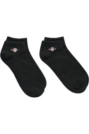 GANT Herren Shield Ankle 2-Pack Socken, Black, 43-45