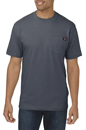 Dickies Herren Schweres Rundhalsausschnitt, kurzärmelig, groß T-Shirt, anthrazit, 3XL
