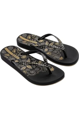 Ipanema Damen ANAT Nature VIII FEM Flipflop, Black/Black/Gold, 40 EU