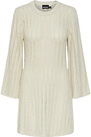 Pieces® Damen Pcjesca Ls O-neck Knit Dress Bc, , XS