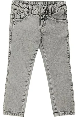 QS by s.Oliver Junior Mädchen Jeans Hose,Kathy Slim Fit Grey 110/REG