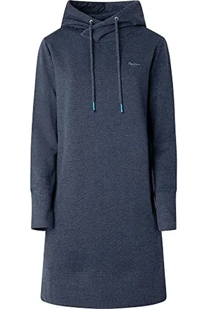 Pepe Jeans Damen Gisela N Dress, Blue (Dulwich), XS