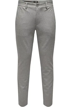 Only & Sons Herren Onsmark Melange 4455 Pant Hose, , 34W / 34L EU