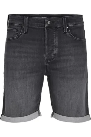 JACK & JONES Herren Jjirick Jjicon I.k. Sq 062 Sn Pls Jeansshorts, , 42 EU